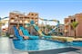Hotel Pickalbatros Aqua Park Resort - Hurghada: fotografie vybavení exteriérů a interiérů ubytování.