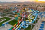 Hotel Pickalbatros Aqua Park Resort - Hurghada: fotografie vybavení exteriérů a interiérů ubytování.