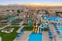 Hotel Pickalbatros Aqua Park Resort - Hurghada: fotografie vybavení exteriérů a interiérů ubytování.