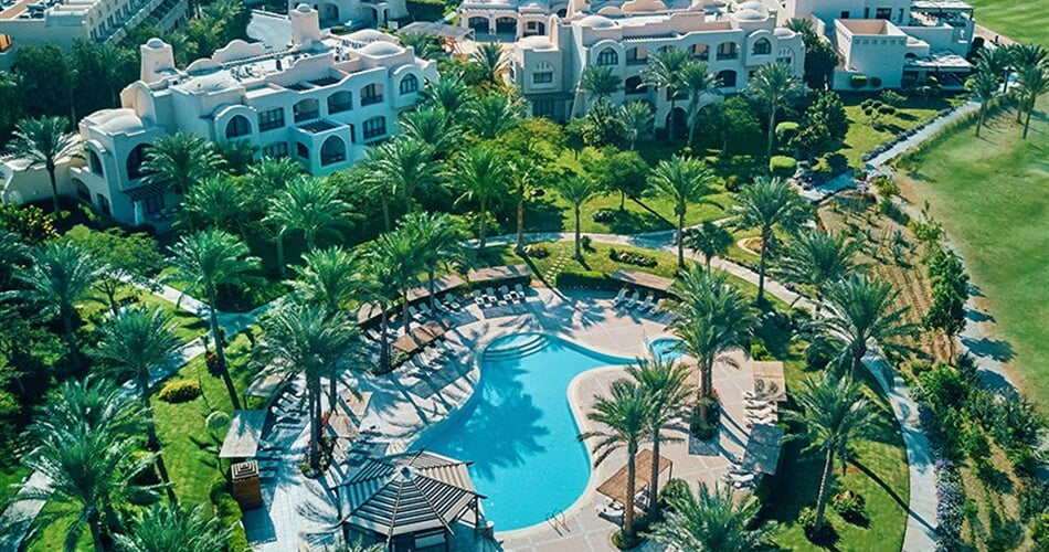 Hotel Jaz Neo Saraya Palms: fotografie vybavení exteriérů a interiérů ubytování.