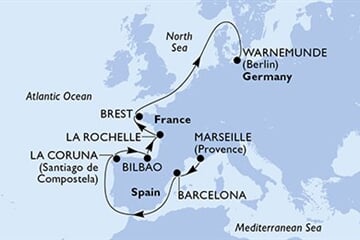 MSC Magnifica - Francie, Španělsko, Německo (z Marseille)