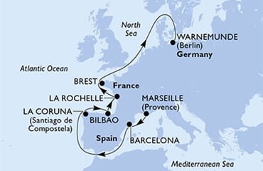 MSC Magnifica - Francie, Španělsko, Německo (z Marseille)