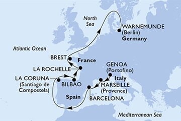 MSC Magnifica - Itálie, Francie, Španělsko, Německo (z Janova)