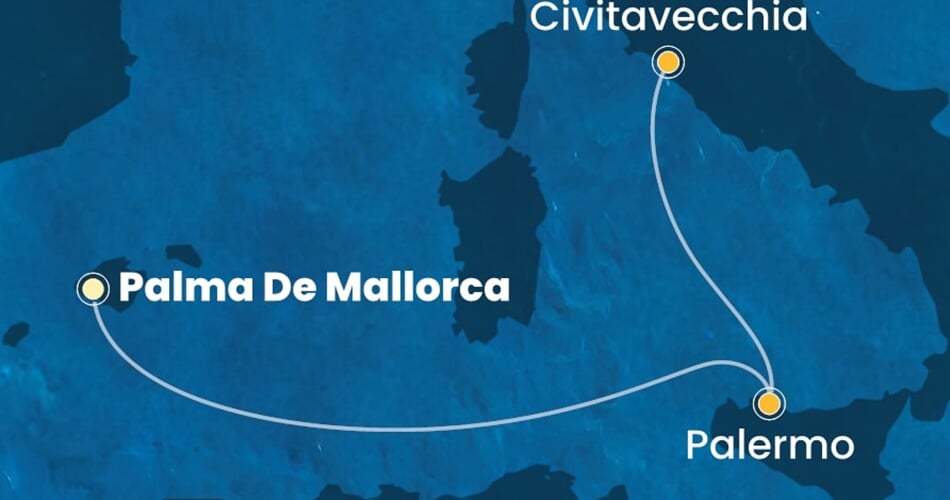 Trasa plavby CTO-PMI03A0K