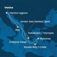 Costa Deliziosa - Itálie, Řecko (z Benátek)