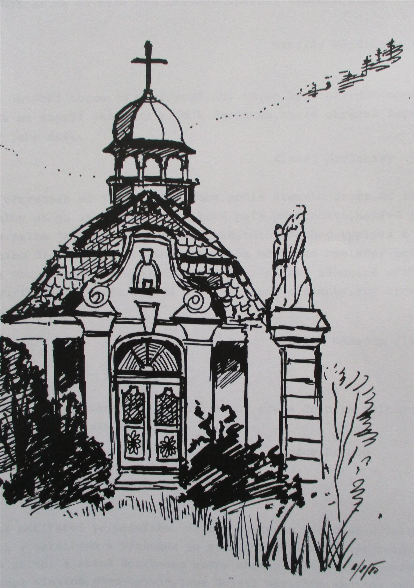 Jaroslava Jáněová: Hejnice, Kaple sv. Antonína, 21 × 15 cm