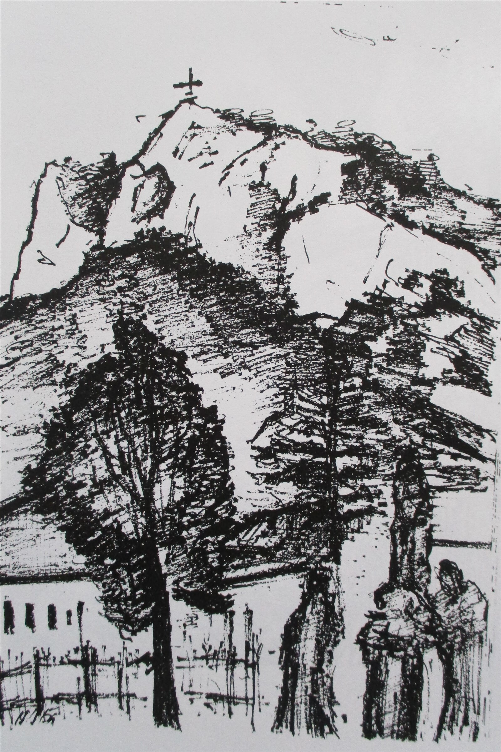 Jaroslava Jáněová: Sv. Jan pod Skalou, 21 × 15 cm