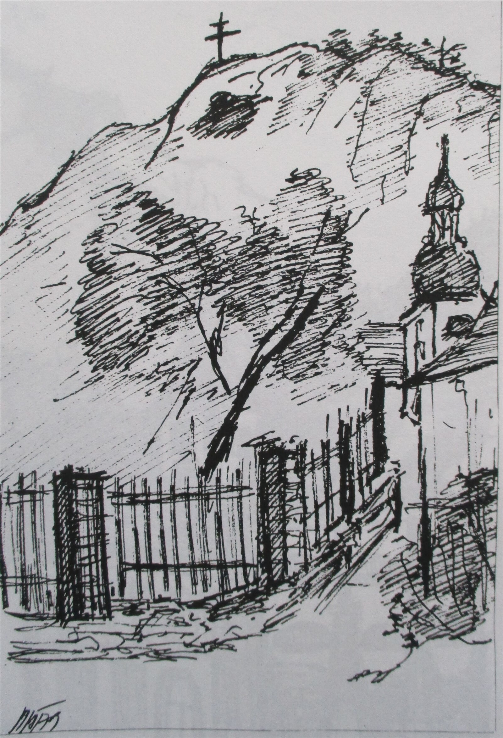 Jaroslava Jáněová: Sv. Jan pod Skalou, 21 × 15 cm