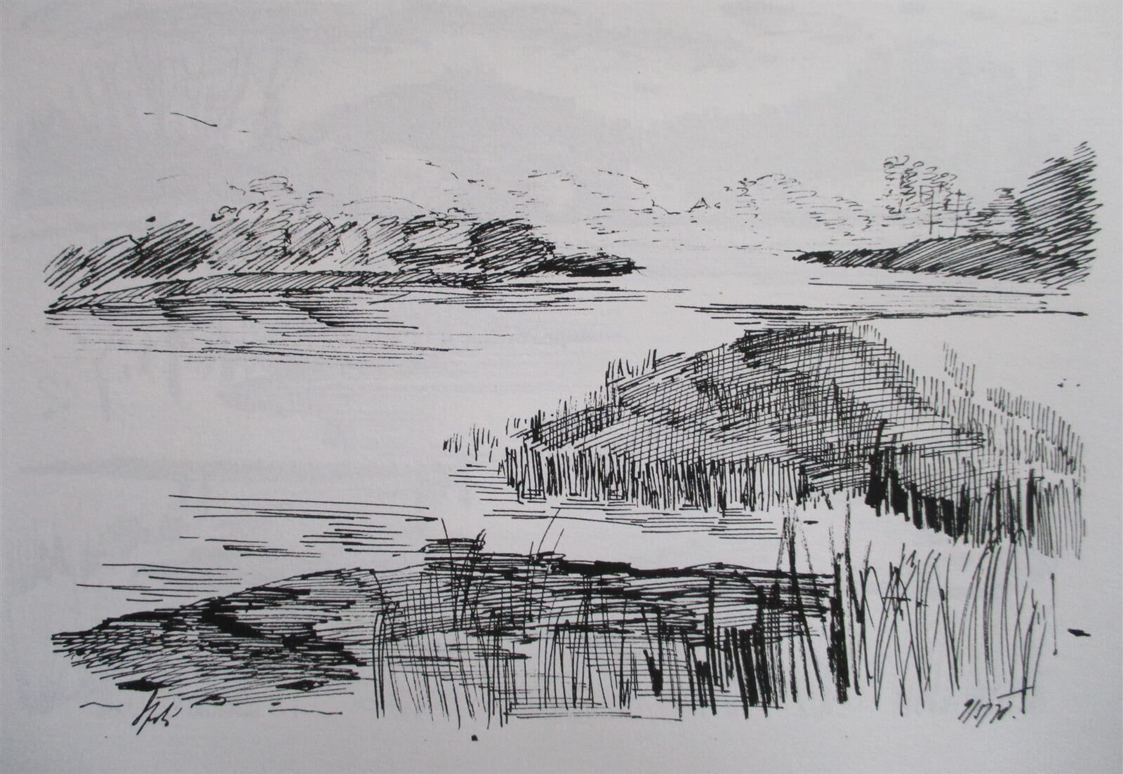 Jaroslava Jáněová: Spolský rybník, 15 × 21 cm