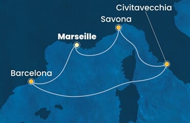 Costa Smeralda - Francie, Španělsko, Itálie ()