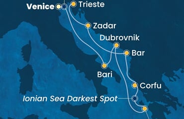 Costa Deliziosa - Itálie, Řecko, Černá Hora, Chorvatsko (z Benátek)