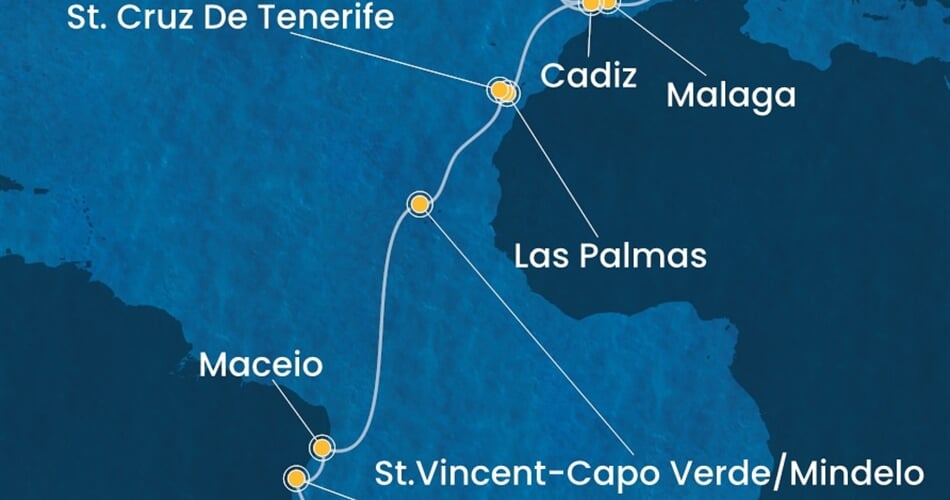 Trasa plavby CDI-MRS22A0A