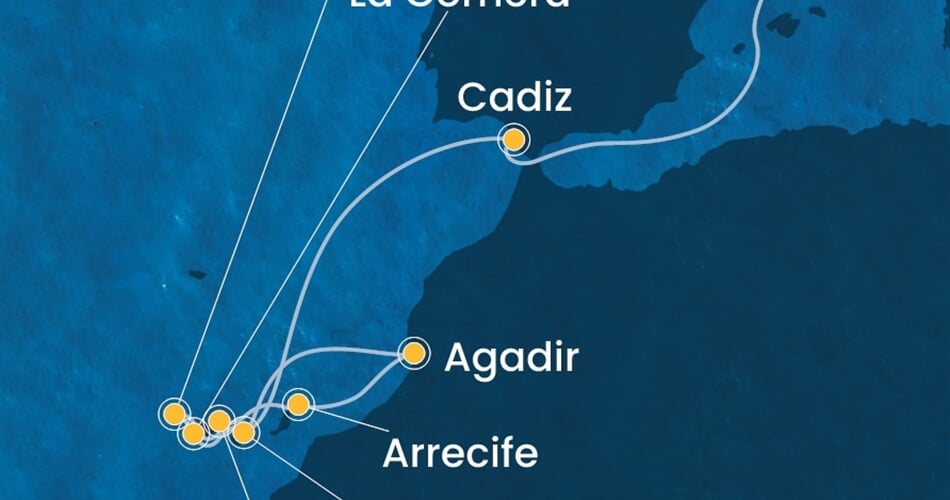 Trasa plavby CFO-BCN11A1G