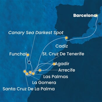 Trasa plavby CFO-BCN14A4N