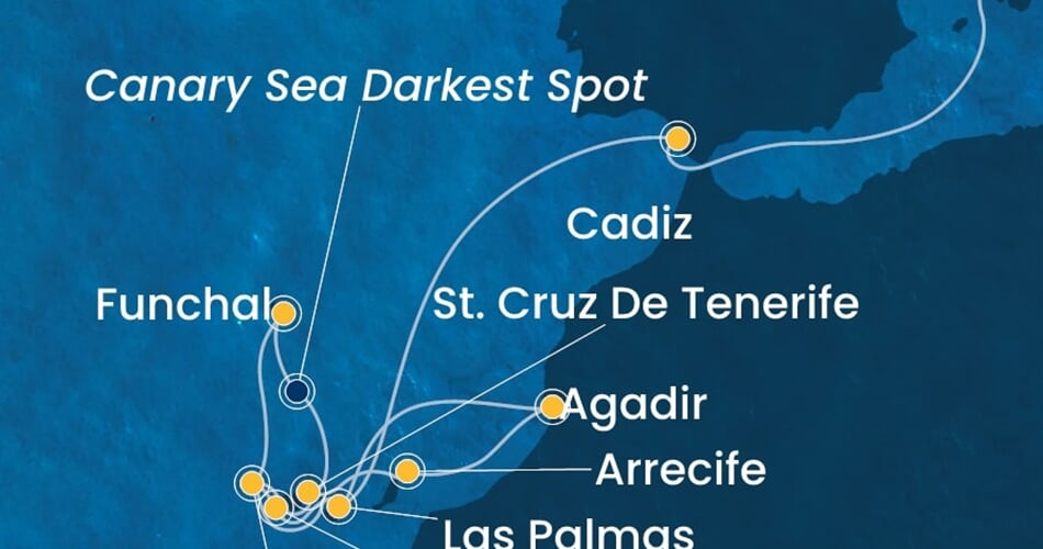 Trasa plavby CFO-BCN14A4N