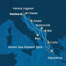 Costa Deliziosa - Itálie, Řecko, Černá Hora, Chorvatsko (z Benátek)