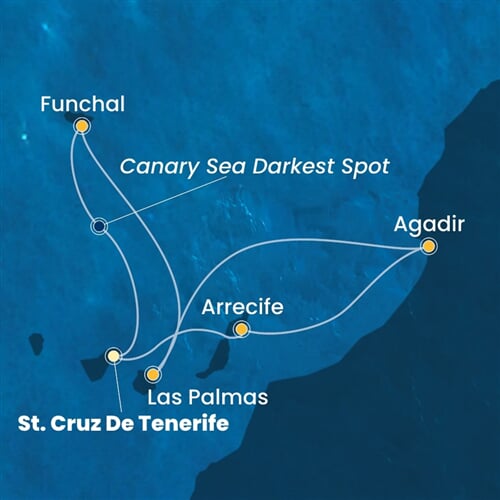 Trasa plavby CFO-TCI07A1M