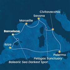 Costa Toscana - Španělsko, Itálie, Francie (z Barcelony)