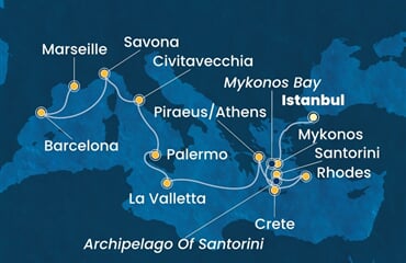 Costa Fortuna - Turecko, Řecko, Malta, Itálie, Španělsko, ... (Istanbul)
