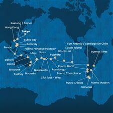 Costa Serena - Japonsko, Čína, Filipíny, Indonésie, Austrálie, ... (z Tokia)