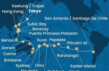 Costa Serena - Japonsko, Čína, Filipíny, Indonésie, Austrálie, ... (z Tokia)