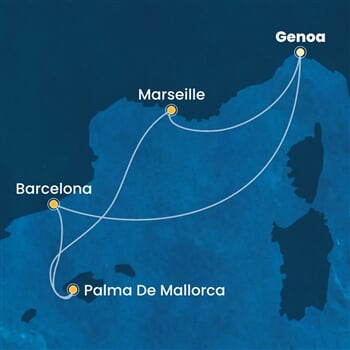 Trasa plavby CTO-GOA05A14