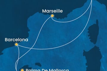 Costa Toscana - Itálie, Španělsko, Francie (z Janova)