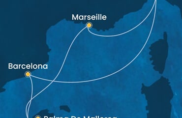 Costa Toscana - Itálie, Španělsko, Francie (z Janova)