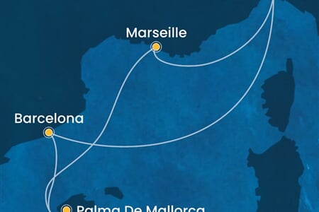 Costa Toscana - Itálie, Španělsko, Francie (z Janova)