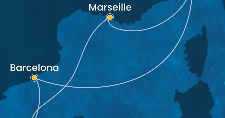 Trasa plavby CTO-GOA05A14