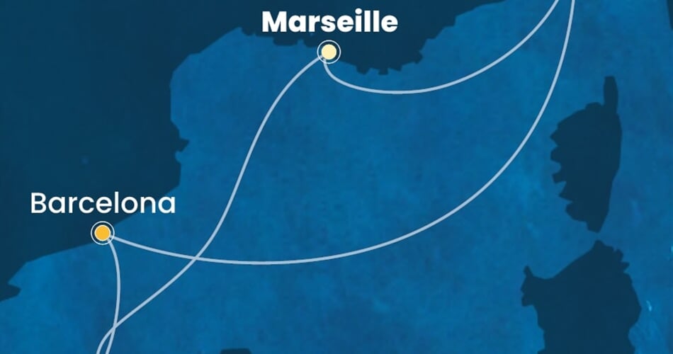 Trasa plavby CTO-MRS05A1X