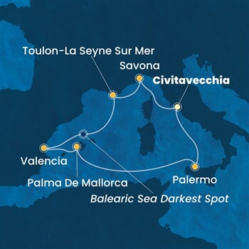 Trasa plavby CPA-CIV07A8K