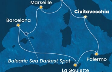 Costa Pacifica - Itálie, Francie, Španělsko, Tunisko (z Civitavecchie)