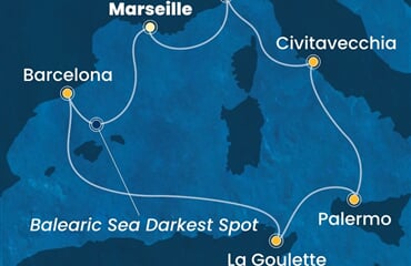 Costa Pacifica - Francie, Španělsko, Tunisko, Itálie (z Marseille)
