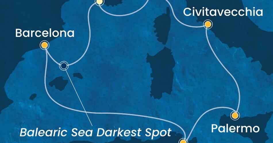 Trasa plavby CPA-MRS07A8B