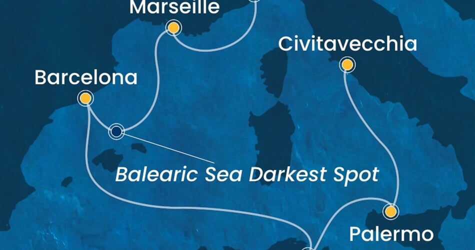 Trasa plavby CPA-SVN06A31