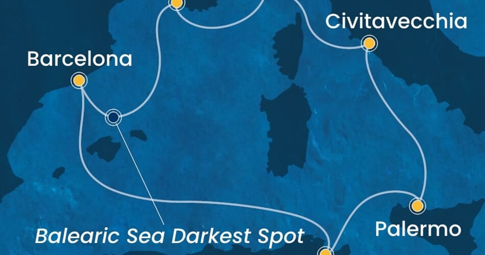 Trasa plavby CPA-SVN07A7L