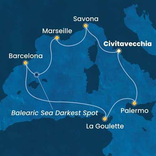 Trasa plavby CPA-CIV07A8M