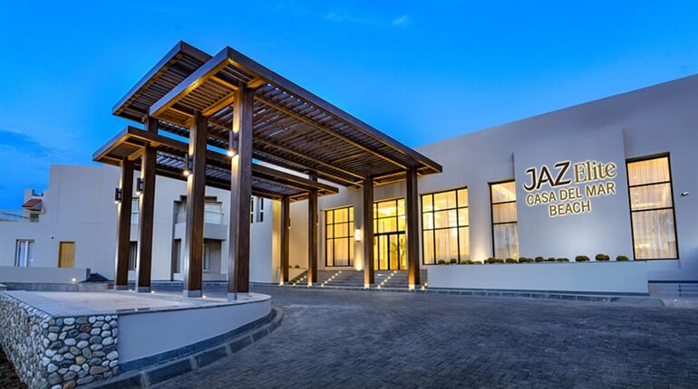 Hotel Jaz Elite Casa Del Mar Beach: fotografie vybavení exteriérů a interiérů ubytování.