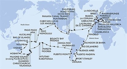 MSC Magnifica - Itálie, Francie, Španělsko, Gibraltar, Maroko, ... (z Janova)