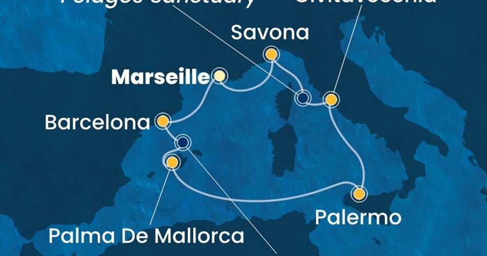 Trasa plavby CTO-MRS07A8J