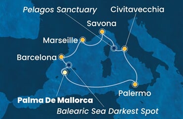 Costa Toscana - Španělsko, Itálie, Francie (Palma de Mallorca)