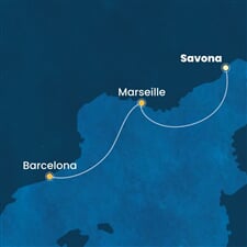 Costa Toscana - Itálie, Francie, Španělsko (ze Savony)