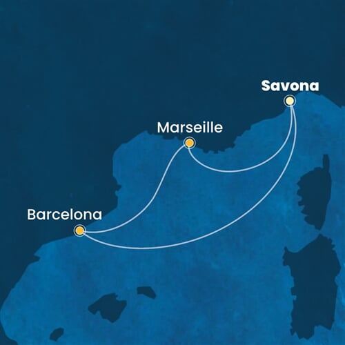 Trasa plavby CTO-SVN04A2K