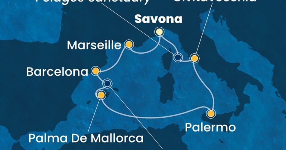 Trasa plavby CTO-SVN07A7N