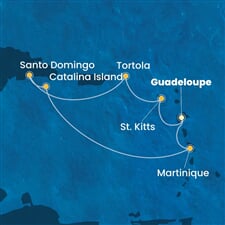 Costa Fascinosa - Nizozemské Antily, Panenské o. (britské), Dominikán.rep. (Pointe-a-Pitre)