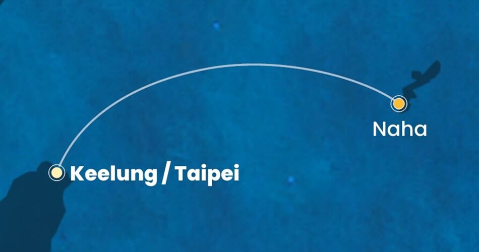 Trasa plavby CSE-KEE01A05