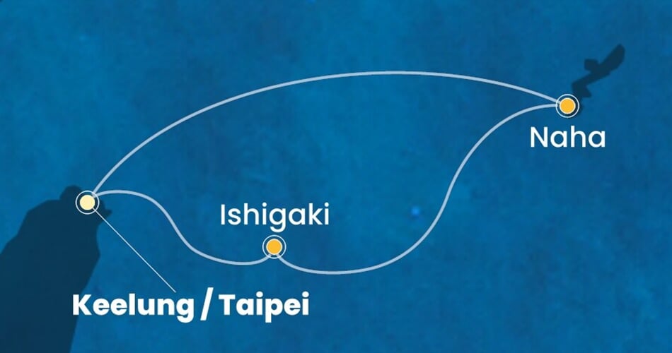 Trasa plavby CSE-KEE03A0L