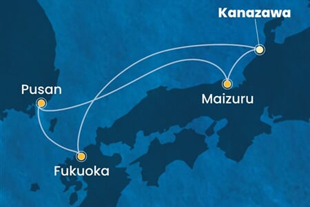 Costa Serena - Japonsko, Jižní Korea (Kanazawa)