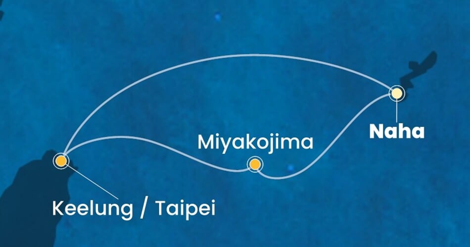 Trasa plavby CSE-OHA03A1X